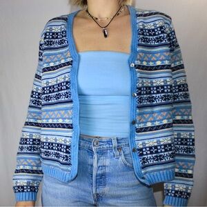 Vintage Eddie Bauer Cotton Cardigan Sweater